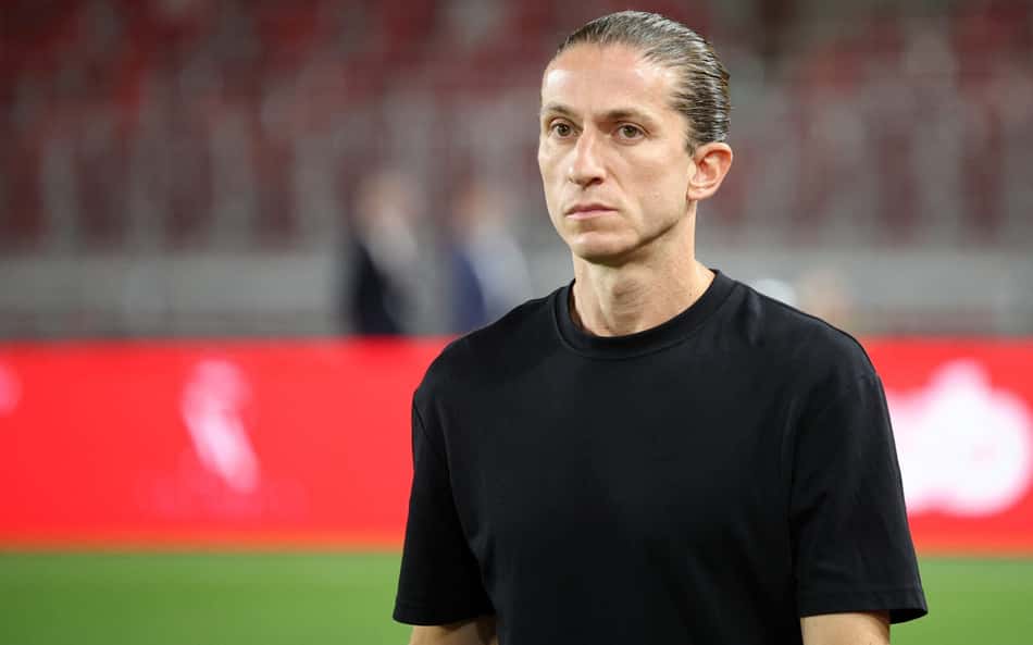 Filipe Luís durante o jogo entre Monaco e Olympique Marseille, pela Ligue 1