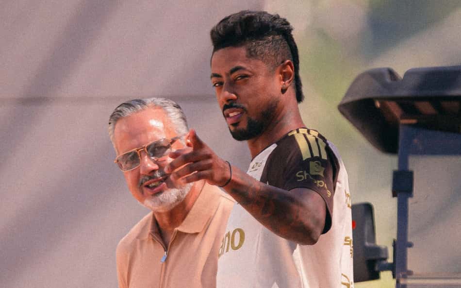 Bruno Henrique durante treino do Flamengo