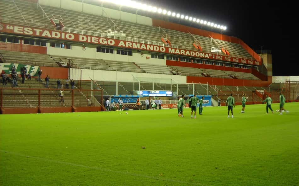Fluminense treinou no Estádio Diego Armando Maradona, em Buenos Aires, para enfrentar o Argentinos Juniors, pela Libertadores 2011