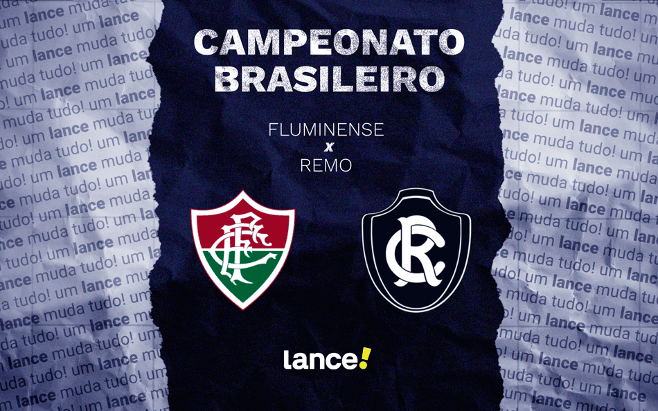 Arte com escudos de Fluminense e Remo