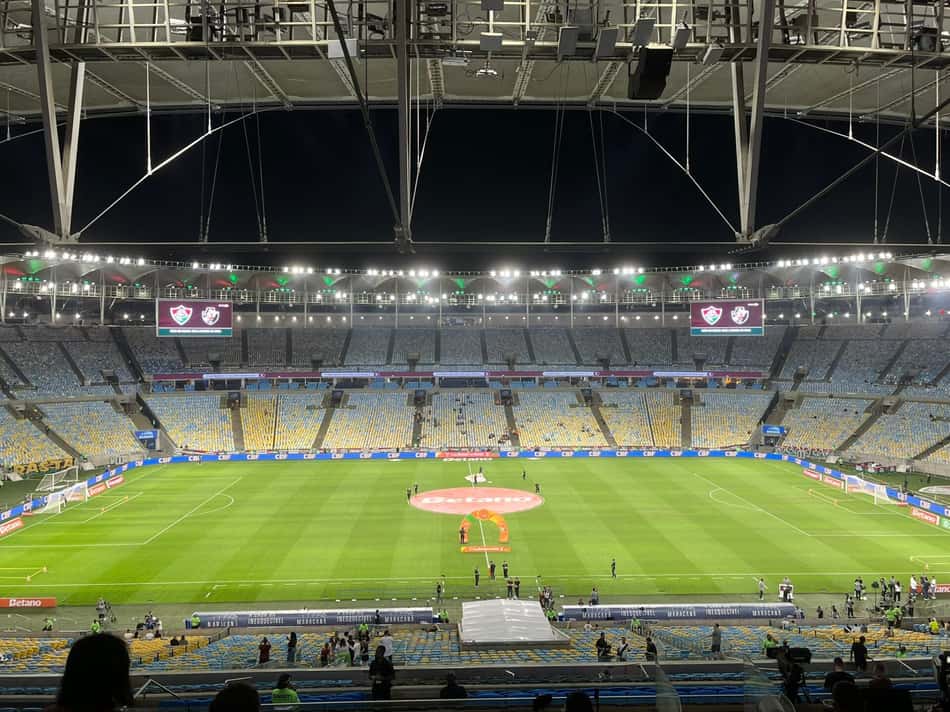Maracanã antes de duelo entre Fluminense e Vasco pela Copa do Brasil