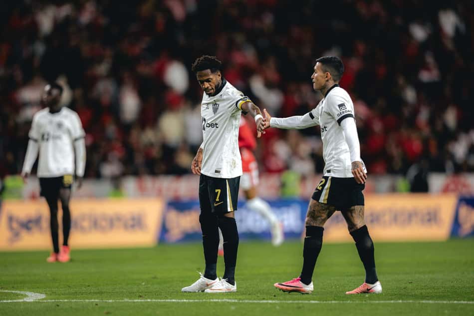 Fred e Dudu (Foto: Pedro Souza / Atlético