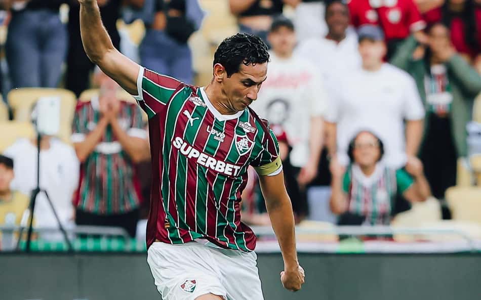 Ganso em ação na partida entre Fluminense e Palmeiras