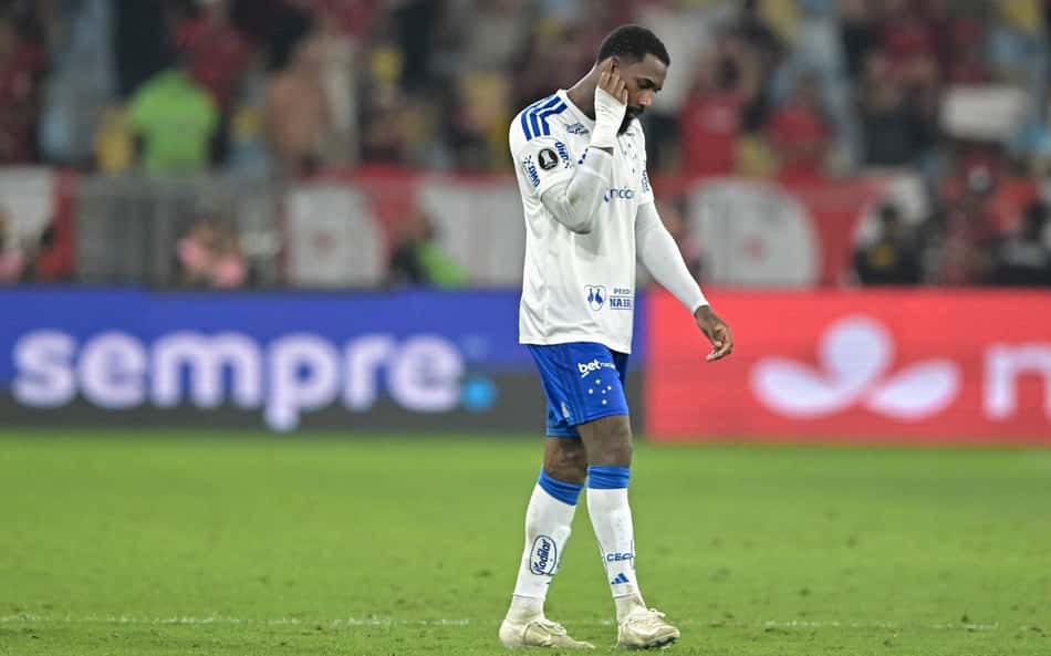 Gerson em Flamengo x Cruzeiro