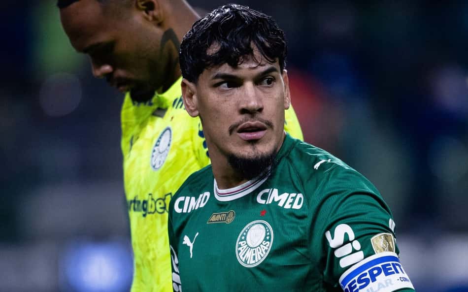 Gustavo Gómez em ação pelo Palmeiras