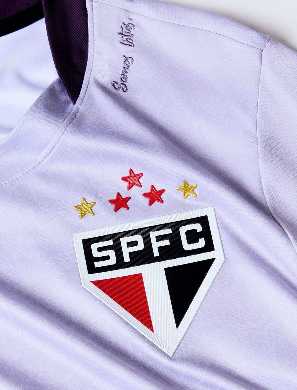 Terceira camisa do time feminino do São Paulo