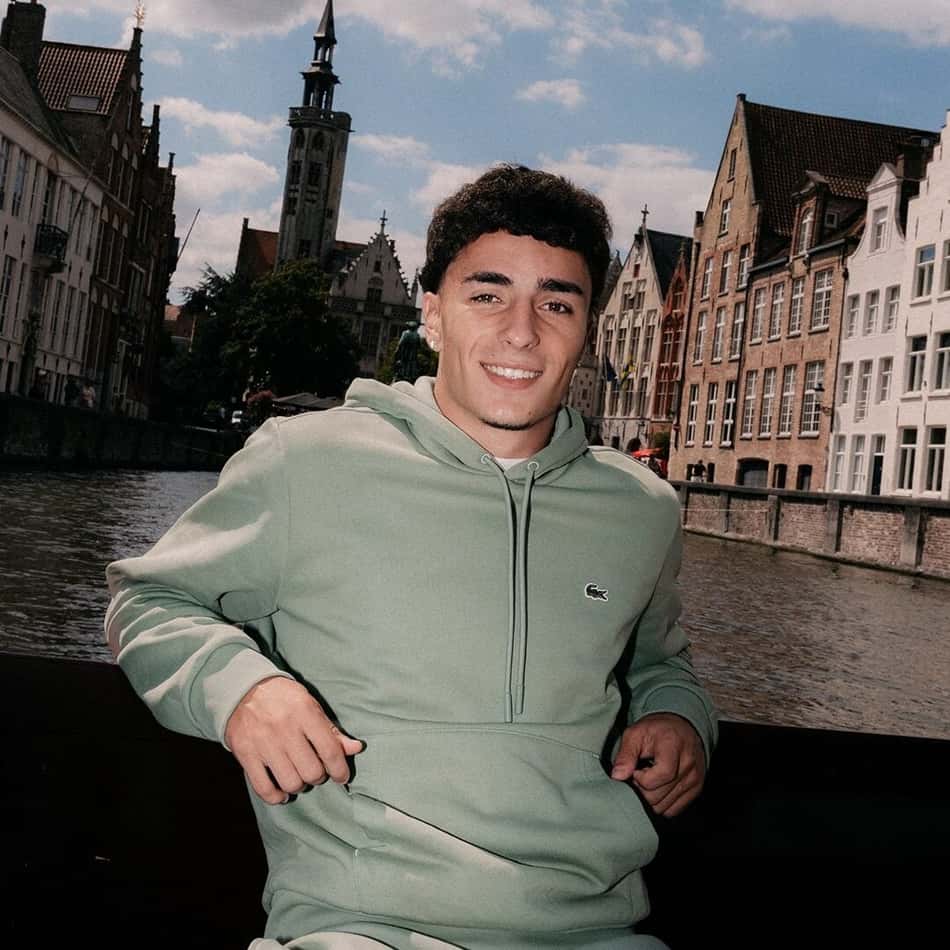 Jan Virgili na Bélgica após ser anunciado pelo Club Brugge