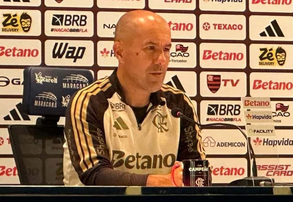Jardim enaltece evolução do Flamengo e projeta partida contra o Cruzeiro