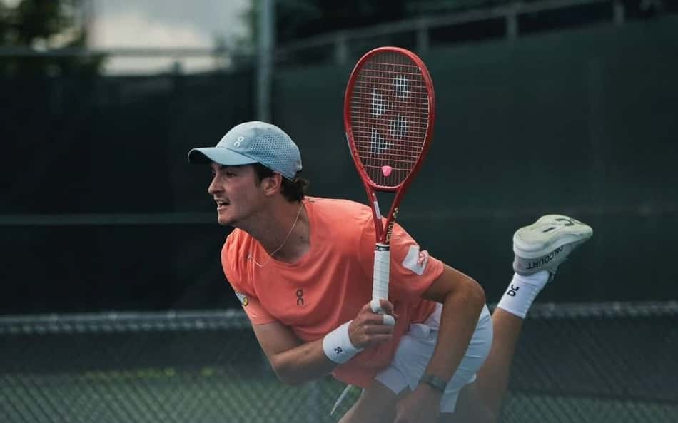 João Fonseca em treino em Montreal