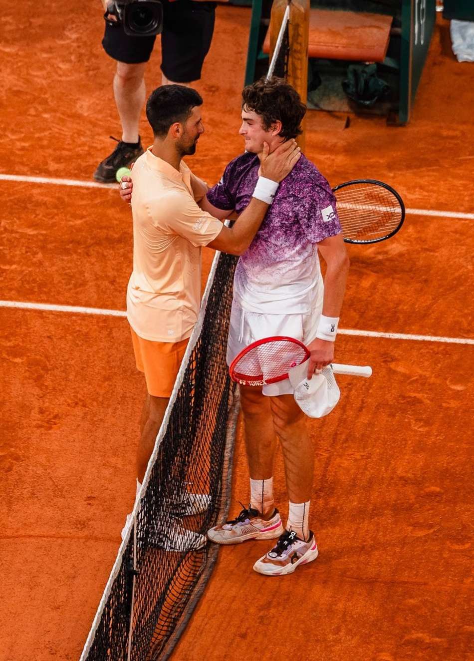 João Fonseca x Djokovic (Roland Garros, 2026)