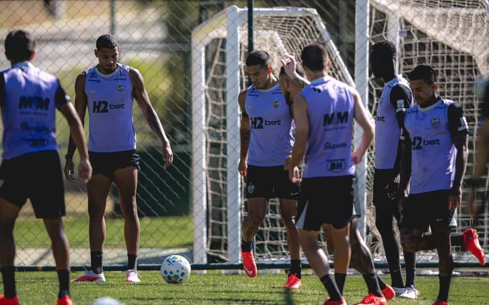 Jogadores treinamento Atlético (Pedro Souza / Atlético)
