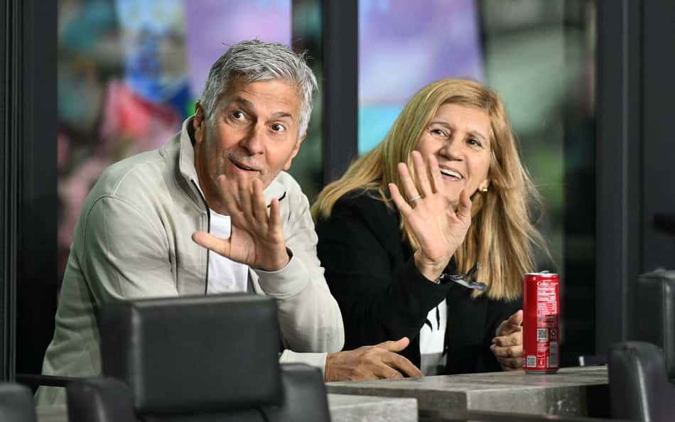 Jorge Messi e Celia Cuccittini acompanham jogo de Lionel Messi no Inter Miami