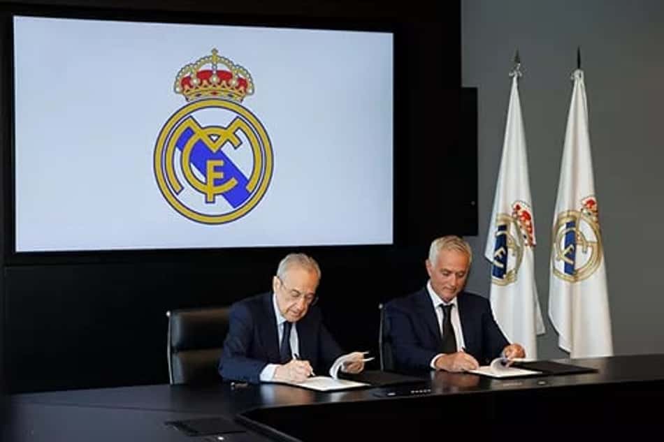 José Mourinho assina contrato como novo técnico do Real Madrid
