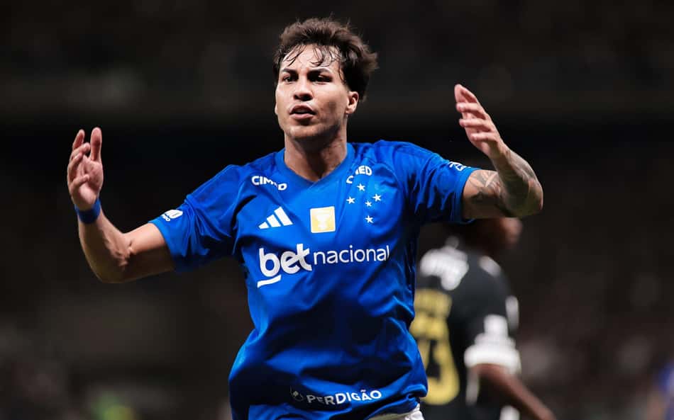 Kaio Jorge comemora gol em clássico (Foto: Gustavo Aleixo/Cruzeiro)