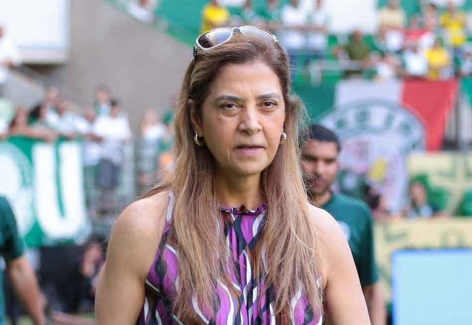 Leila Pereira, presidente do Palmeiras