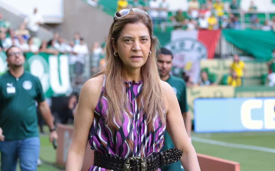 Leila Pereira, presidente do Palmeiras