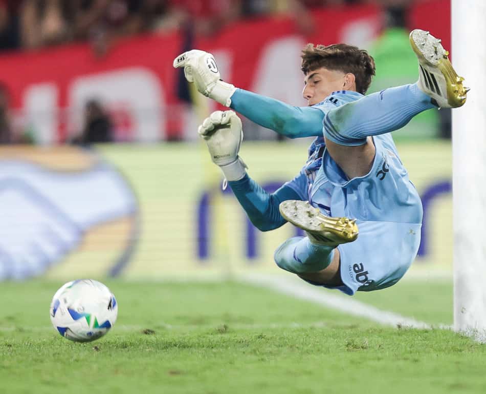 Léo Nannetti, do Flamengo, na decisão do Mundial Sub-20 contra o Barcelona