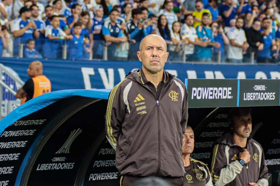 Leonardo Jardim pelo Flamengo no Mineirão