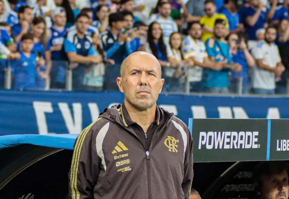 Leonardo Jardim pelo Flamengo no Mineirão