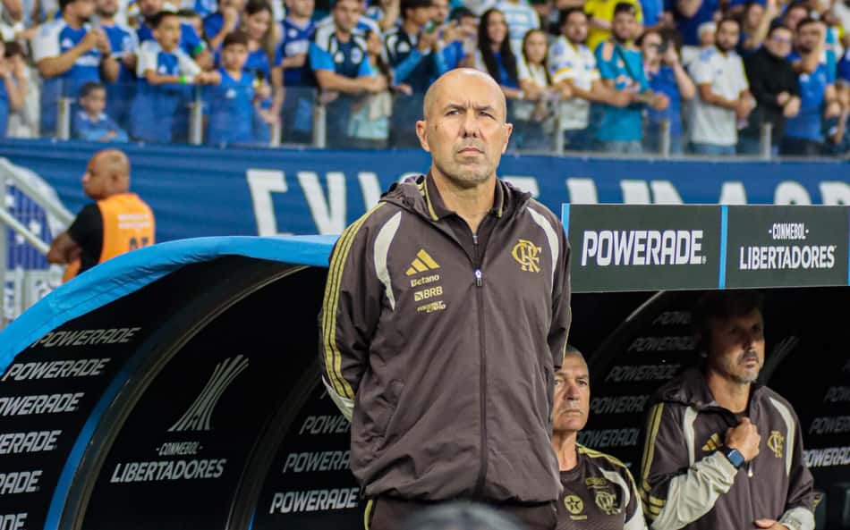 Leonardo Jardim pelo Flamengo no Mineirão