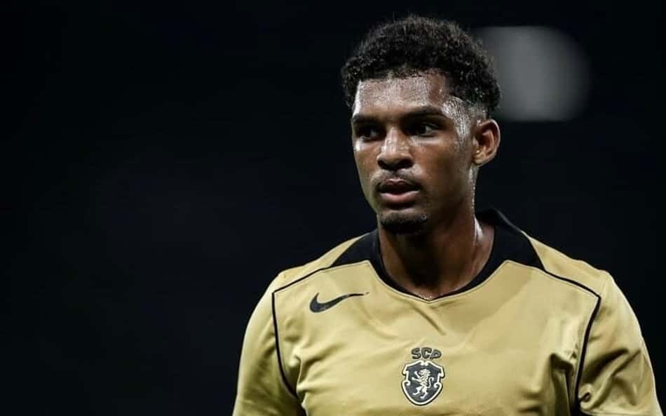 Luis Guilherme em ação pelo Sporting