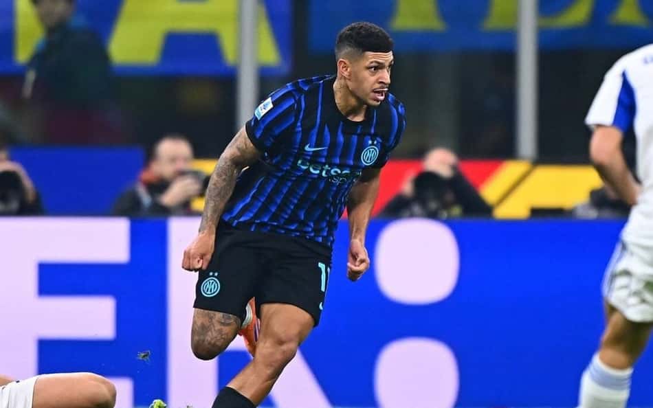 Luís Henrique em ação pela Inter de Milão, da Itália