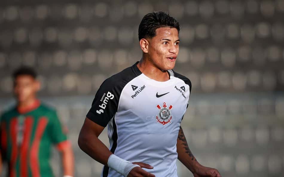 Luiz Fernando durante partida do Corinthians