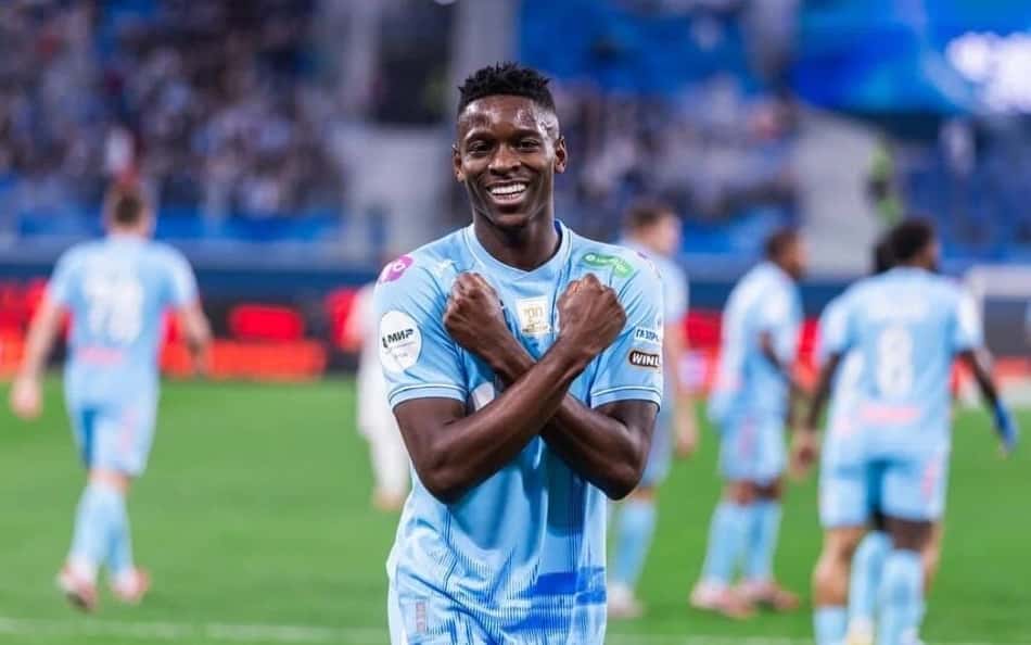Luiz Henrique durante partida pelo Zenit