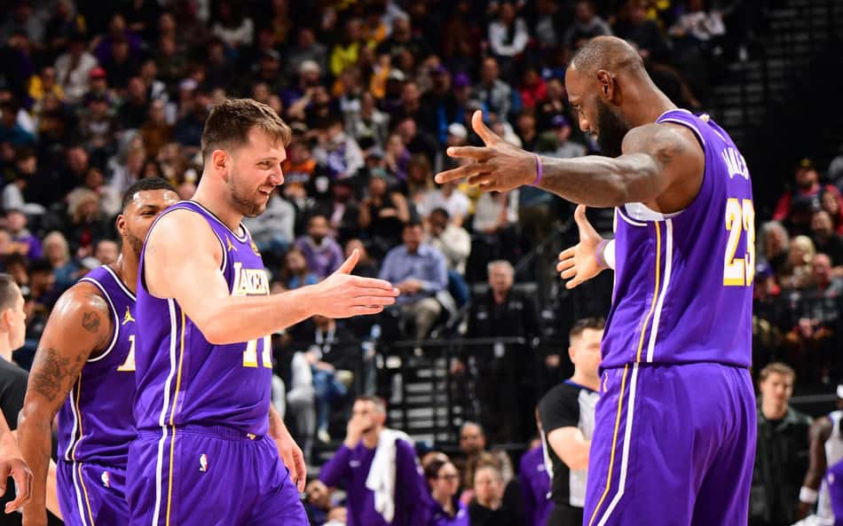 Luka Doncic - LeBron James - Los Angeles Lakers - NBA