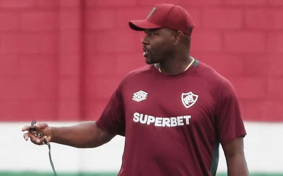 Marcão comanda treino do Fluminense antes do confronto com Volta Redonda, pelo Campeonato Carioca