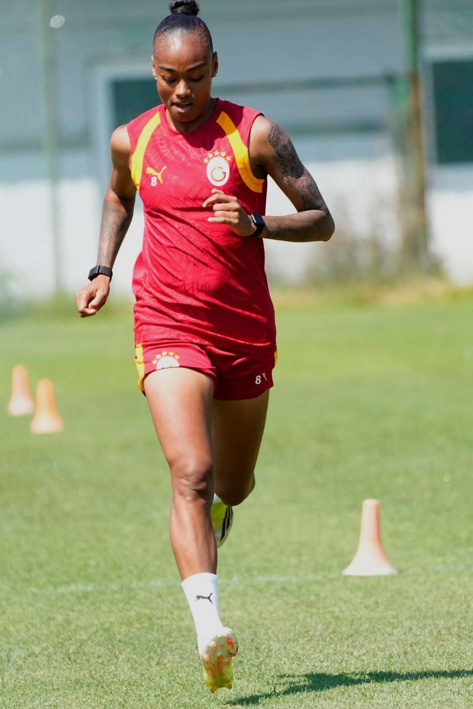 Marta Cintra em treino 