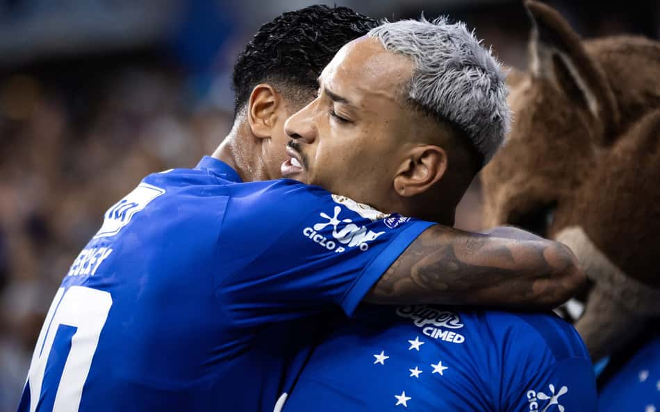Matheus Pereira comemora gol (Foto: Gustavo Aleixo/Cruzeiro)