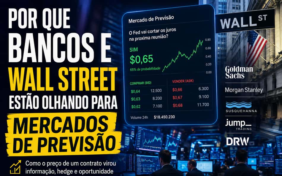 Mercado de previsão e Wall Street como os bancos entraram no jogo
