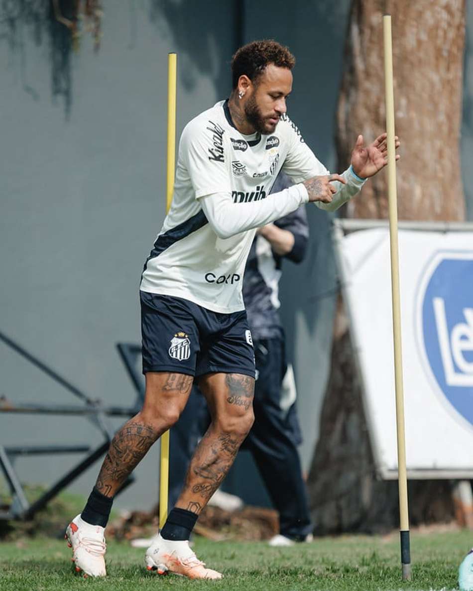Neymar será relacionado para duelo da Sul-Americana. (Foto: Raul Baretta/ Santos FC)