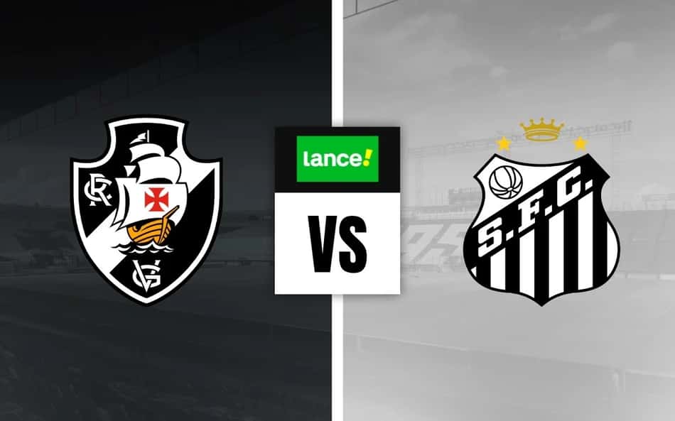 Escudos de Vasco e Santos para Palpites no Campeonato Brasileiro