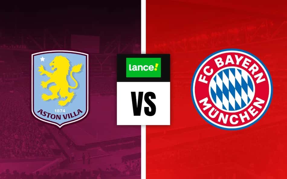 Escudos de Aston Villa e Bayern para Palpites em Amistoso Internacional
