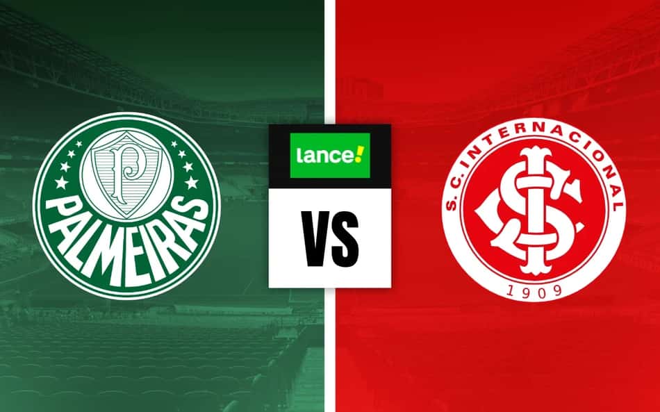 Escudos de Palmeiras e Internacional para Palpites no Campeonato Brasileiro