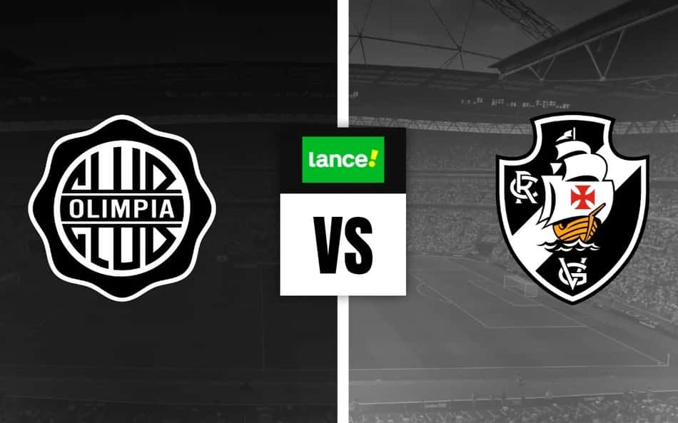 Escudos de Olimpia x Vasco que se enfrentam pela Sul-Americana