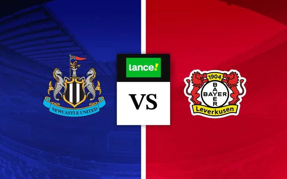 Escudos de Newcastle e Bayer Leverkusen para Palpites de Futebol