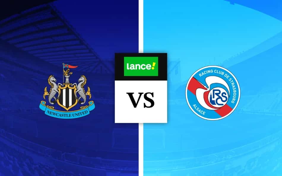 Escudos de Newcastle e Strasbourg para Palpites de Futebol