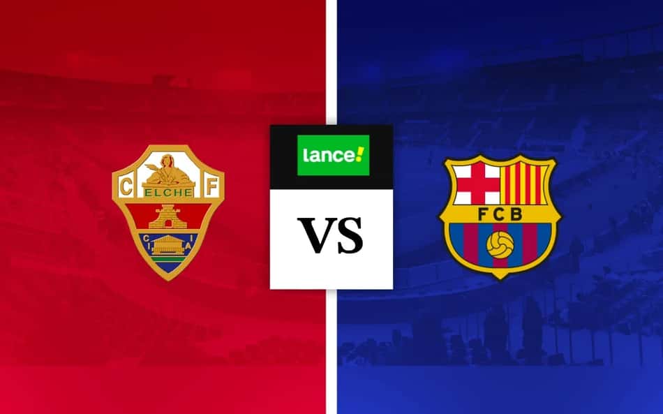 Escudos de Elche e Barcelona para Palpites de Futebol