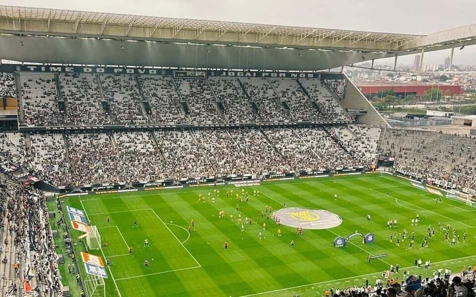 Neo Química Arena durante Corinthians x Santos