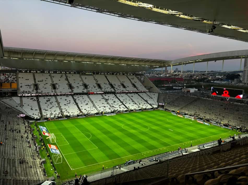 Neo Química Arena antes de Corinthians x Cruzeiro
