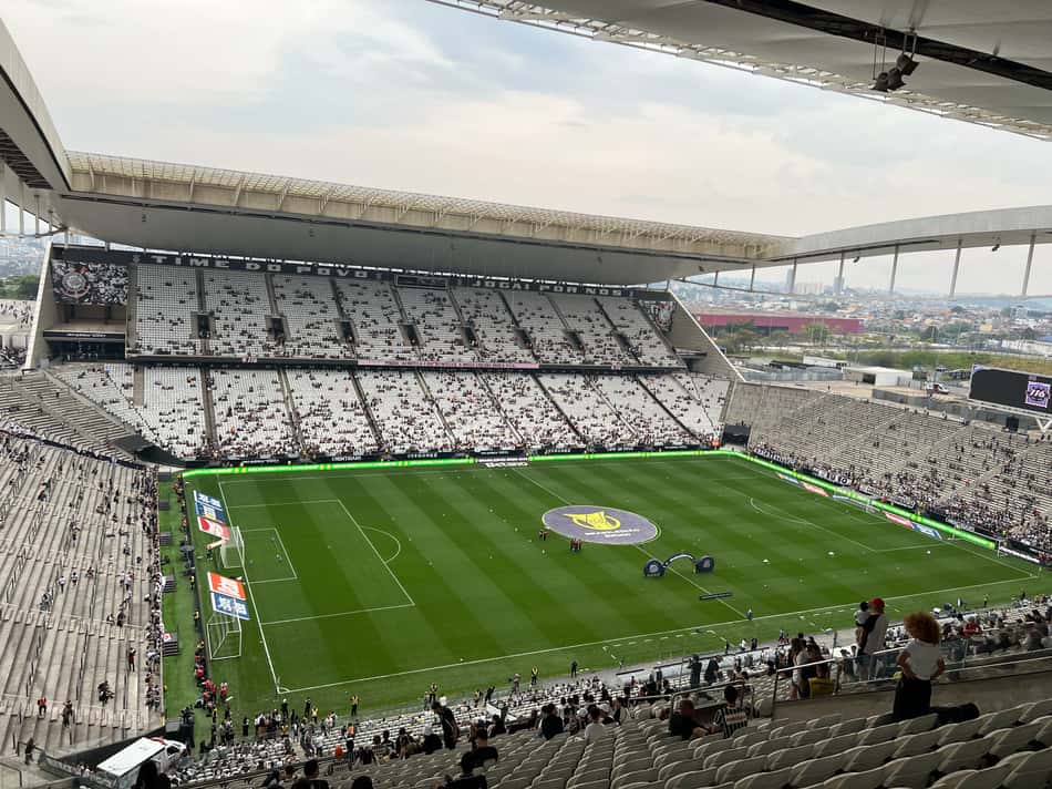Neo Química Arena antes de Corinthians x Santos