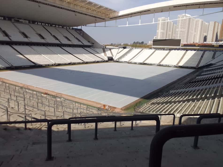 Neo Química Arena durante reforma