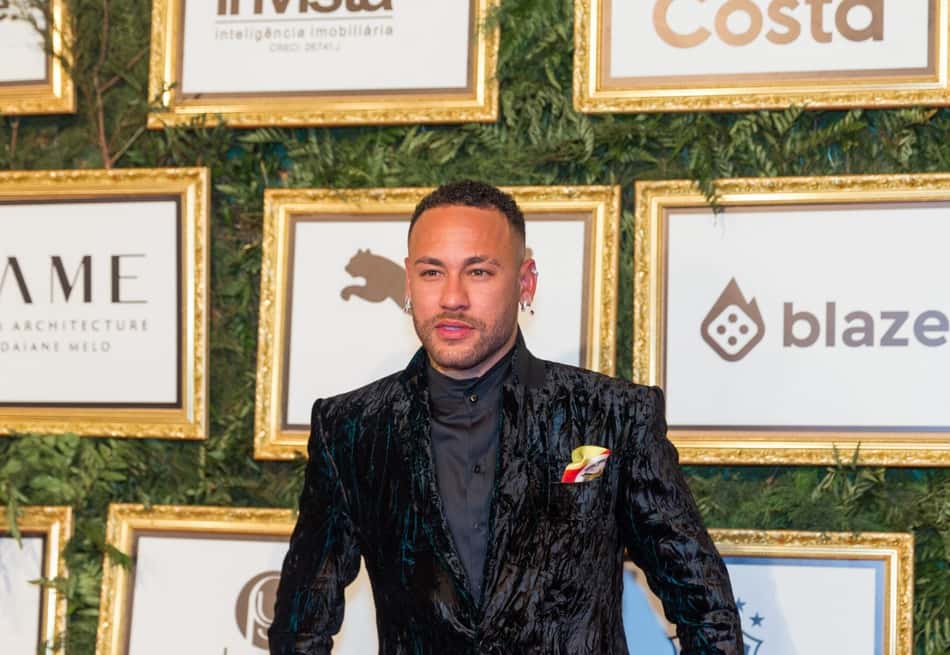 Neymar durante leilão do seu instituto em 2024