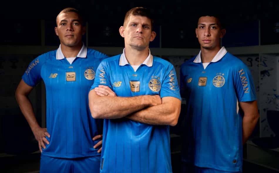 Novo uniforme do Grêmio para a temporada de 2026 