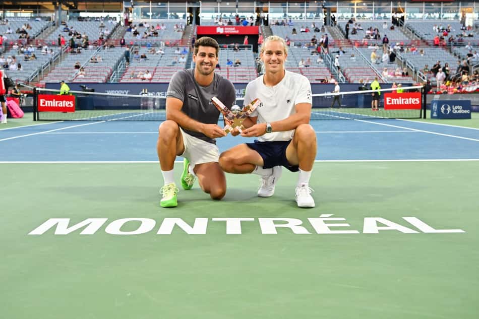 Orlando Luz e Rafael Matos são campeões em Montreal  