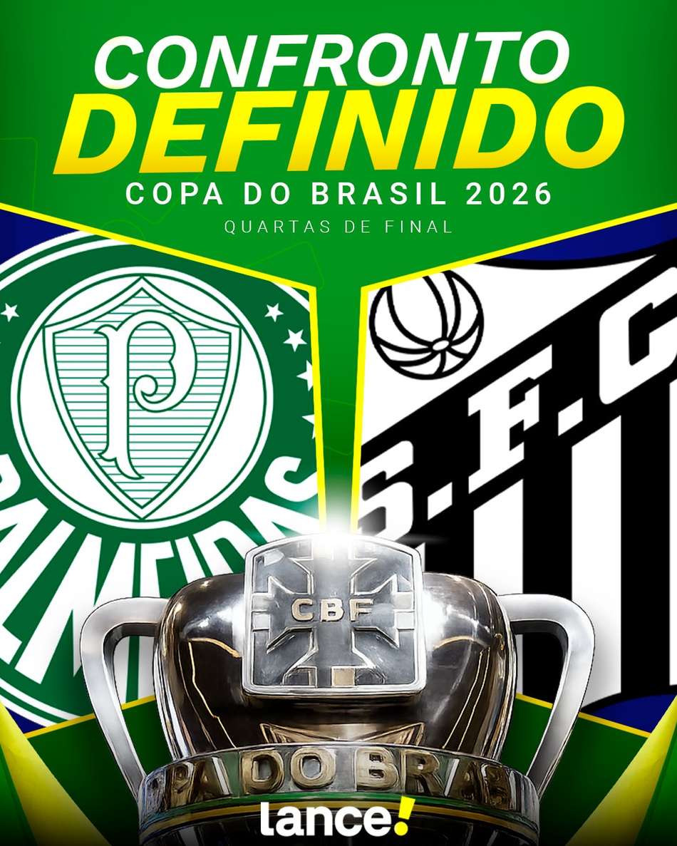 Palmeiras e Santos se enfrentam nas quartas de final da Copa do Brasil
