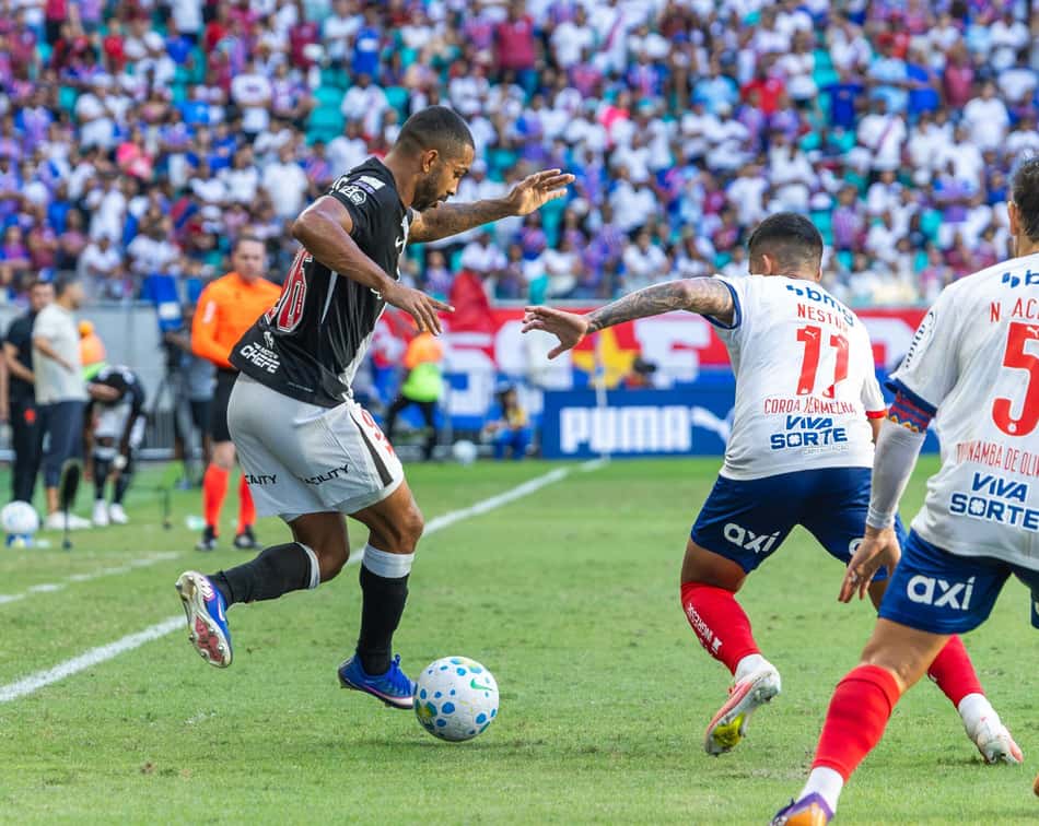 Paulo Henrique na partida entre Vasco e Bahia